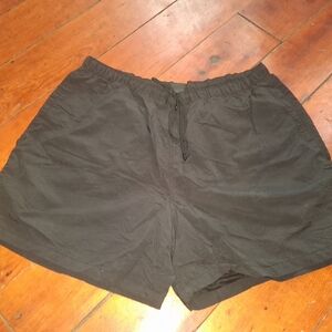 Black Drawstring Athletic Shorts